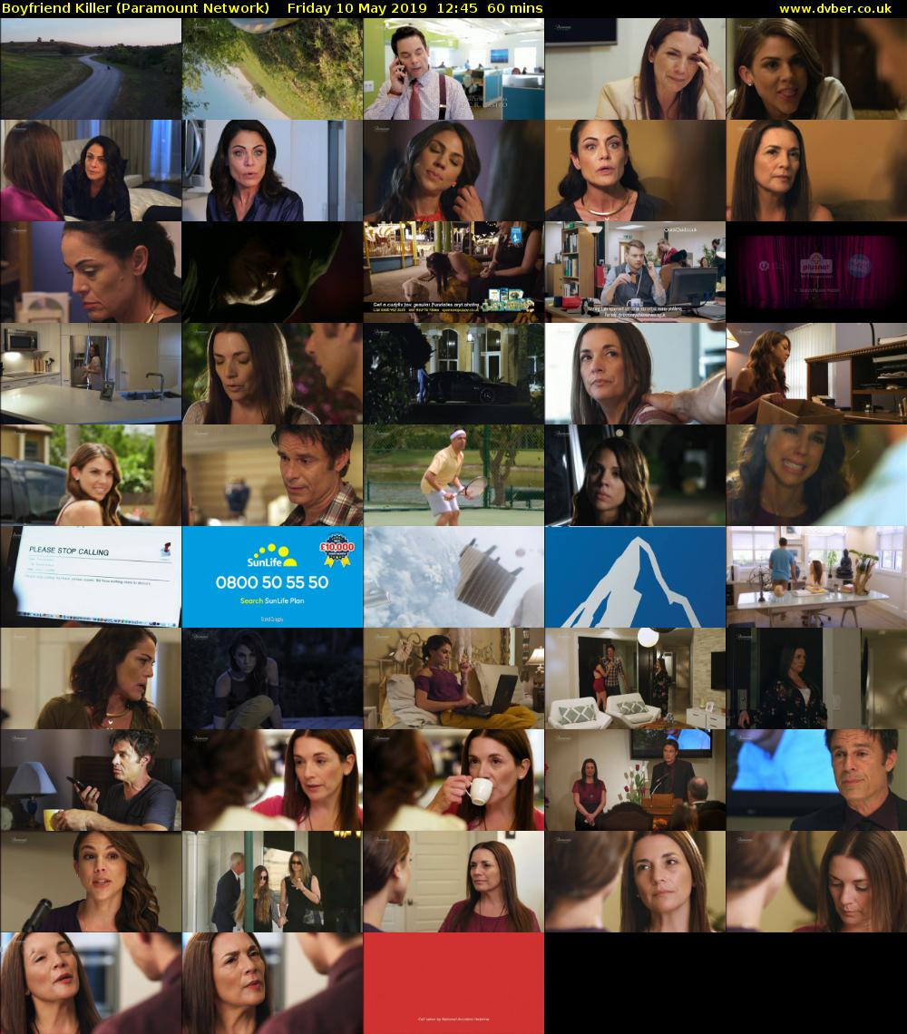Boyfriend Killer (Paramount Network) Friday 10 May 2019 12:45 - 13:45