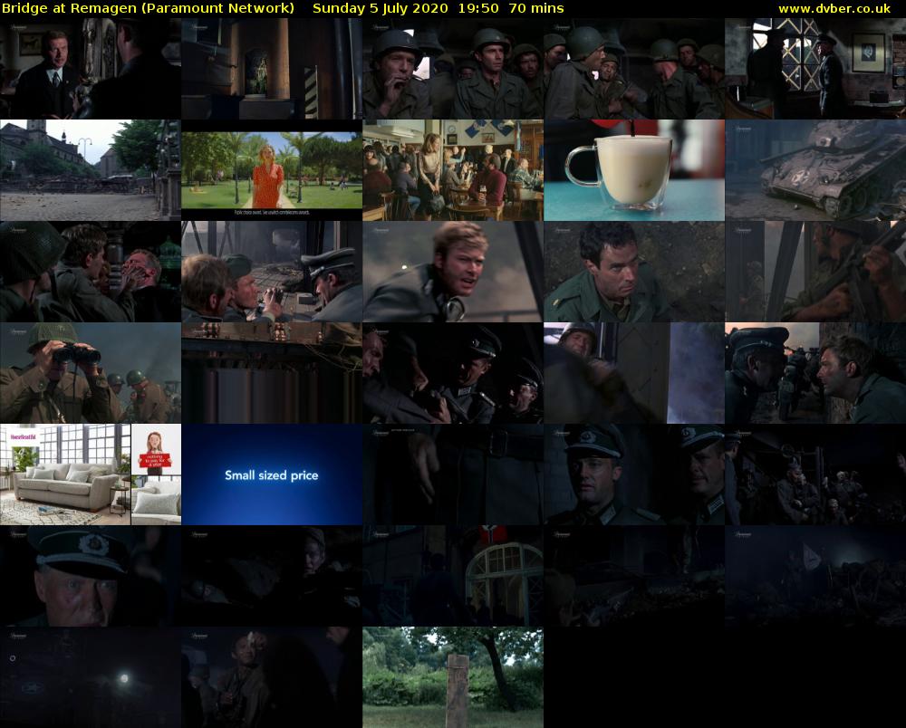 Bridge at Remagen (Paramount Network) Sunday 5 July 2020 19:50 - 21:00