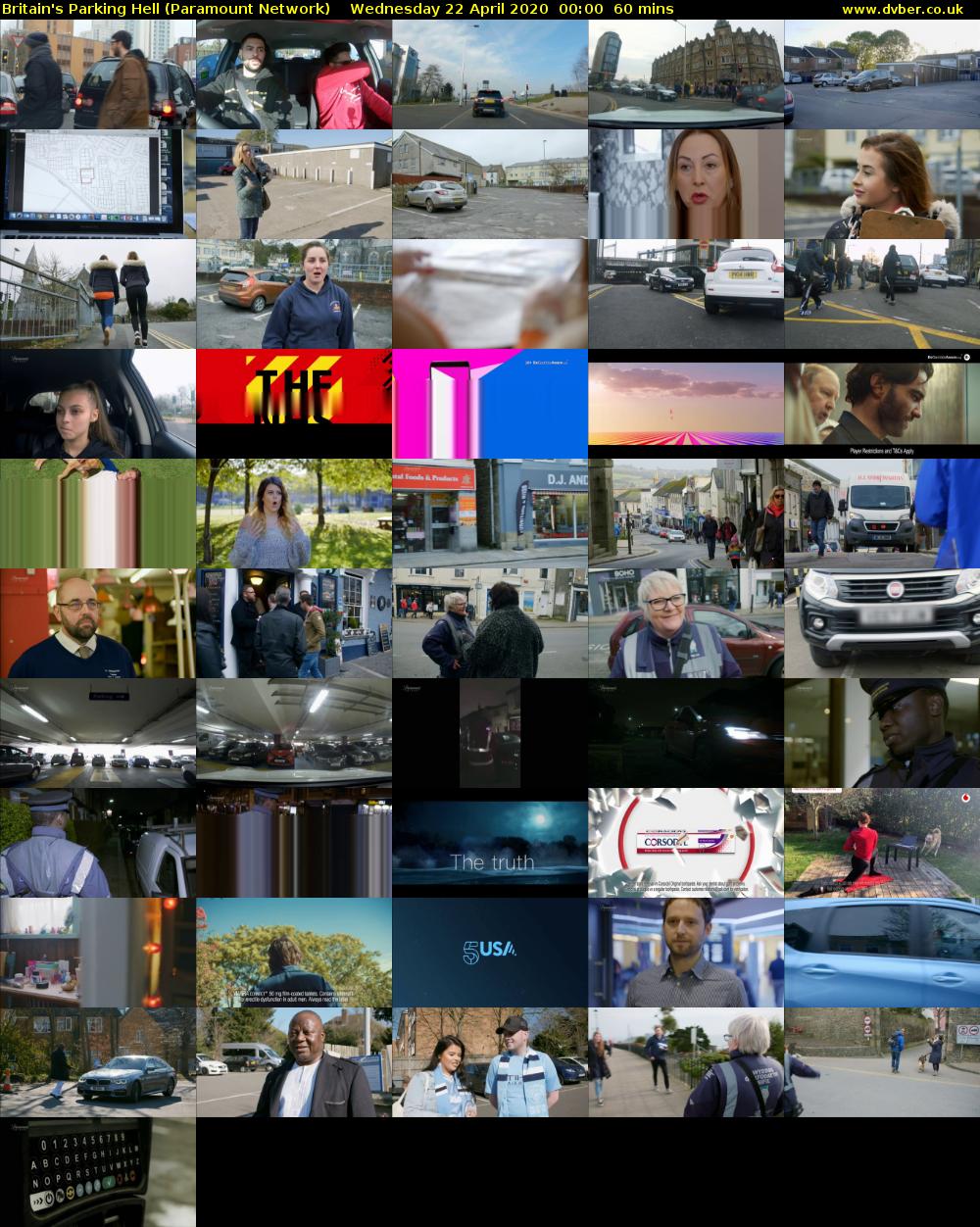 Britain's Parking Hell (Paramount Network) Wednesday 22 April 2020 00:00 - 01:00