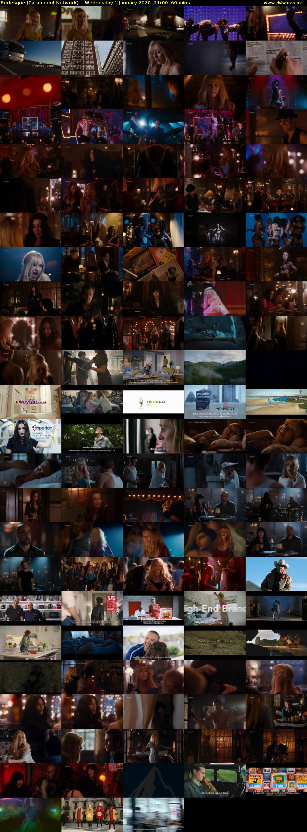 Burlesque (Paramount Network) Wednesday 1 January 2020 21:00 - 22:00