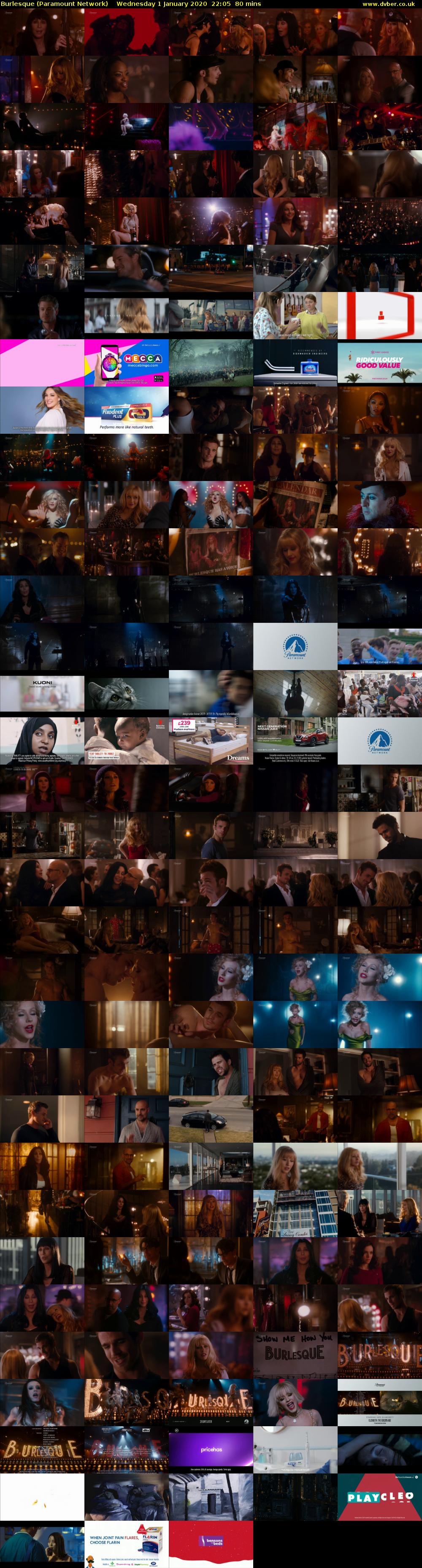 Burlesque (Paramount Network) Wednesday 1 January 2020 22:05 - 23:25