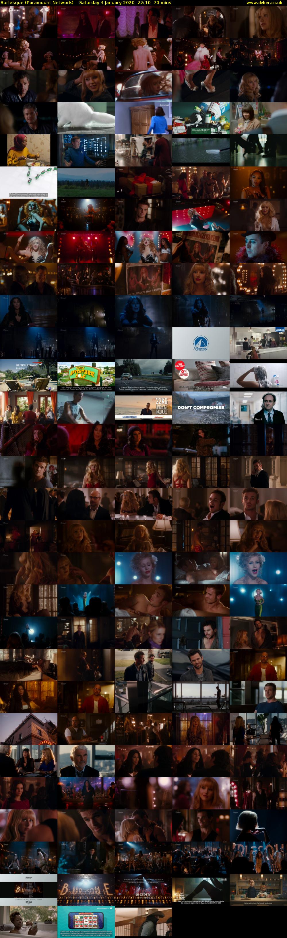 Burlesque (Paramount Network) Saturday 4 January 2020 22:10 - 23:20