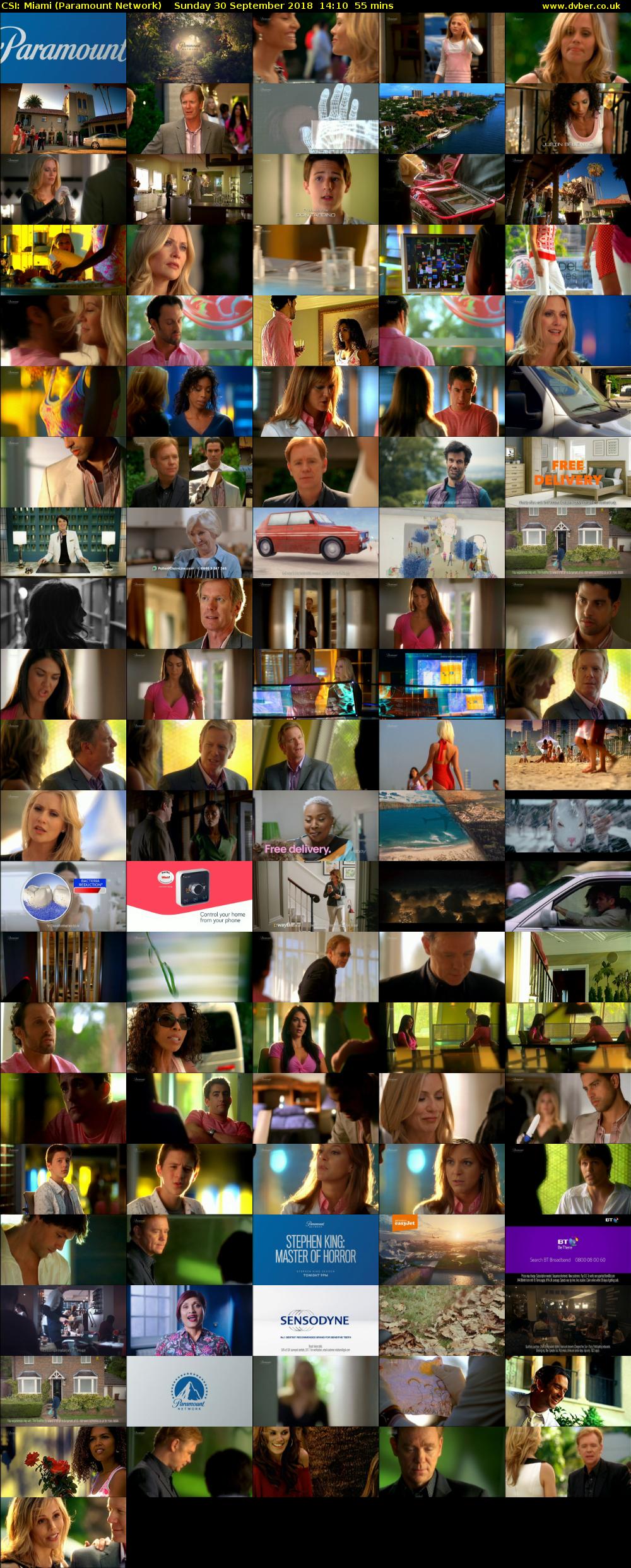 CSI: Miami (Paramount Network) Sunday 30 September 2018 14:10 - 15:05
