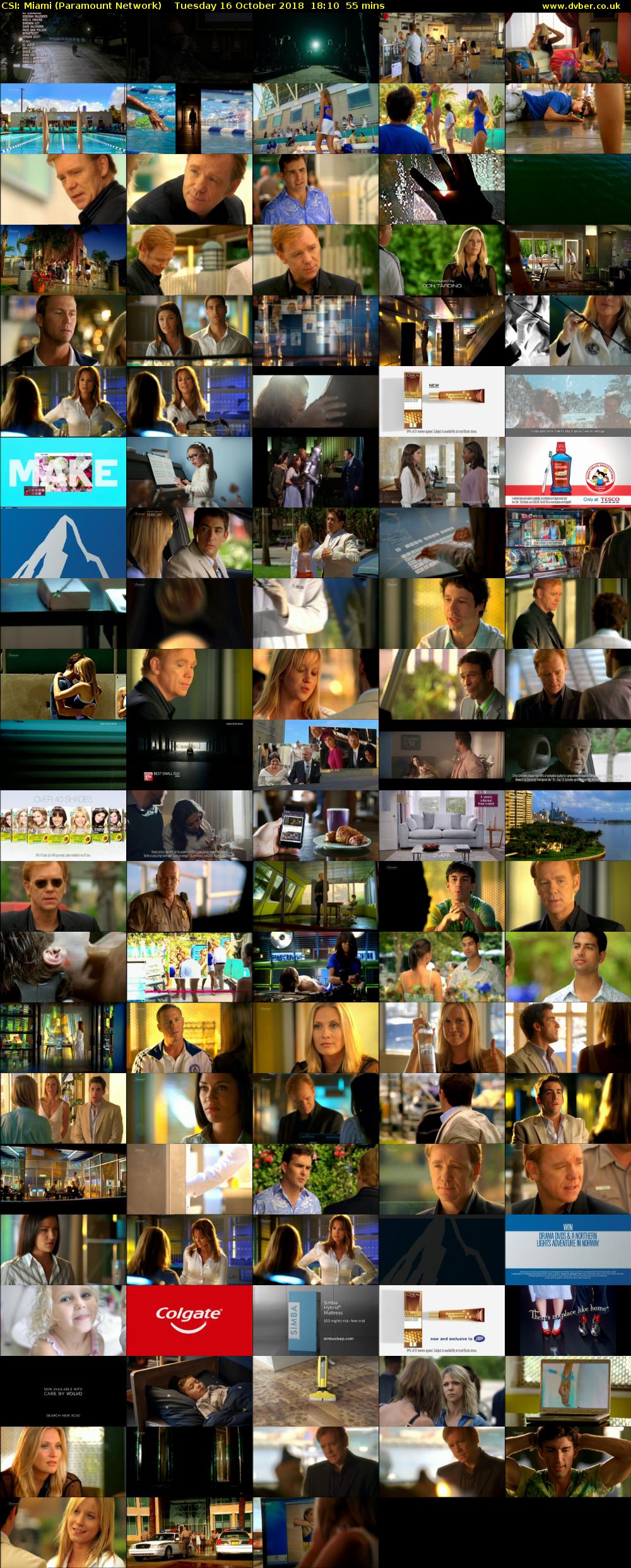 CSI: Miami (Paramount Network) Tuesday 16 October 2018 18:10 - 19:05