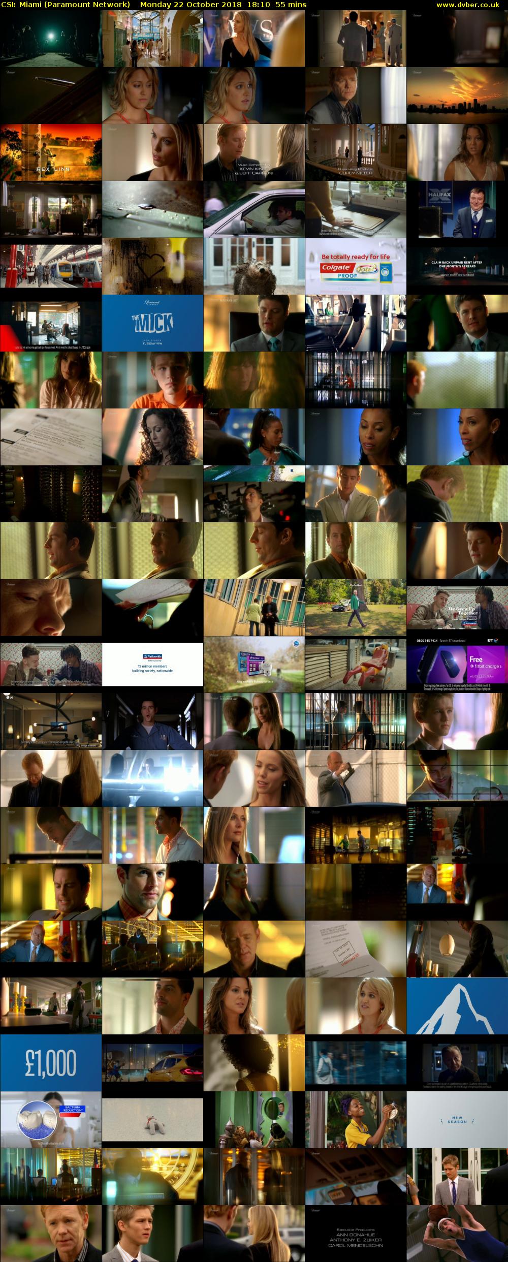 CSI: Miami (Paramount Network) Monday 22 October 2018 18:10 - 19:05