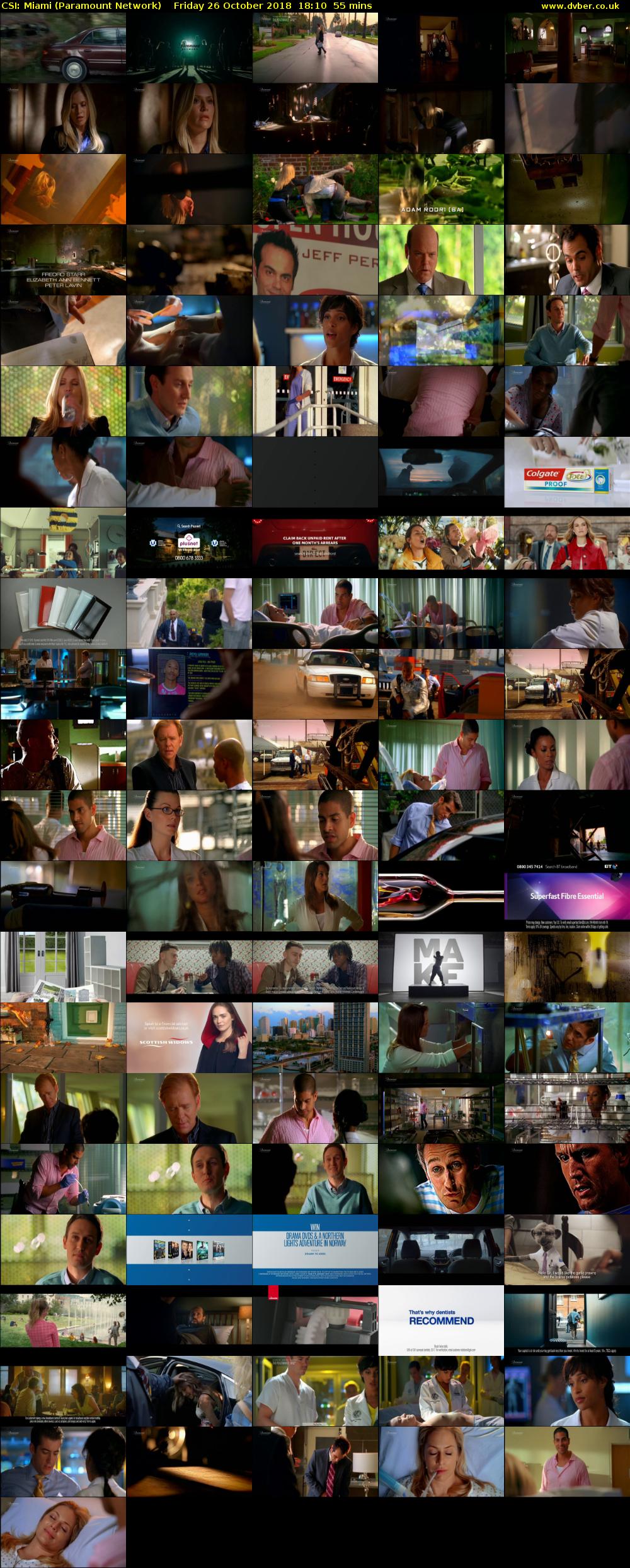 CSI: Miami (Paramount Network) Friday 26 October 2018 18:10 - 19:05