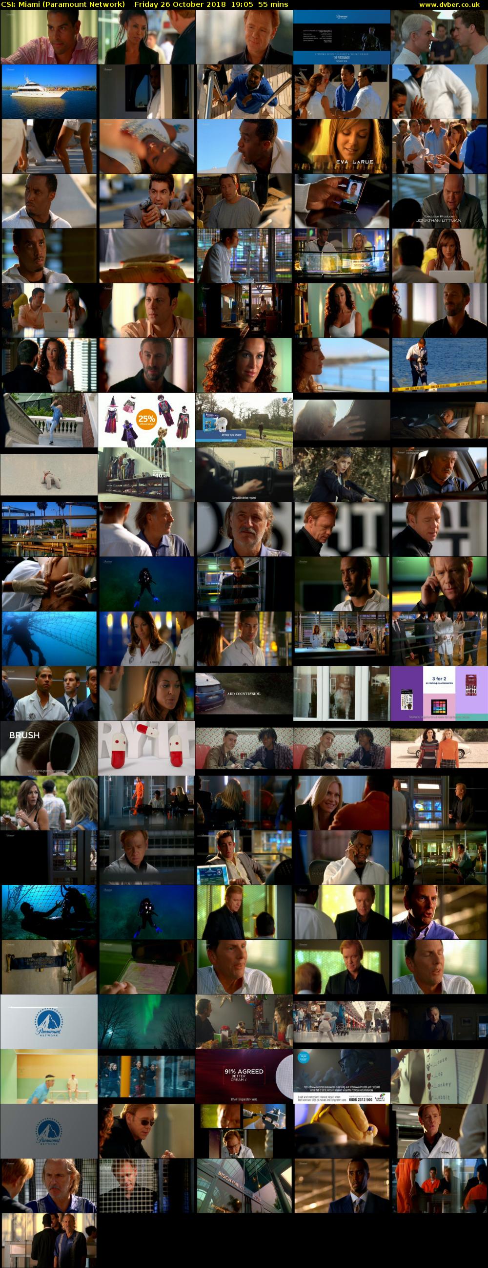 CSI: Miami (Paramount Network) Friday 26 October 2018 19:05 - 20:00