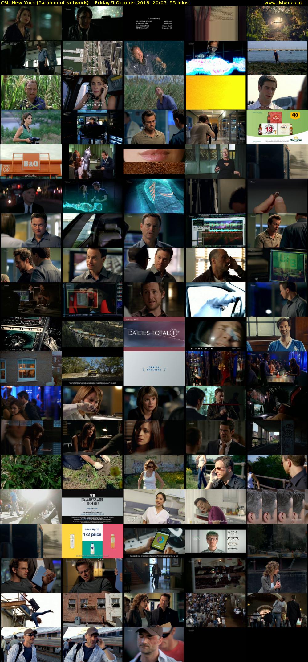 CSI: New York (Paramount Network) Friday 5 October 2018 20:05 - 21:00