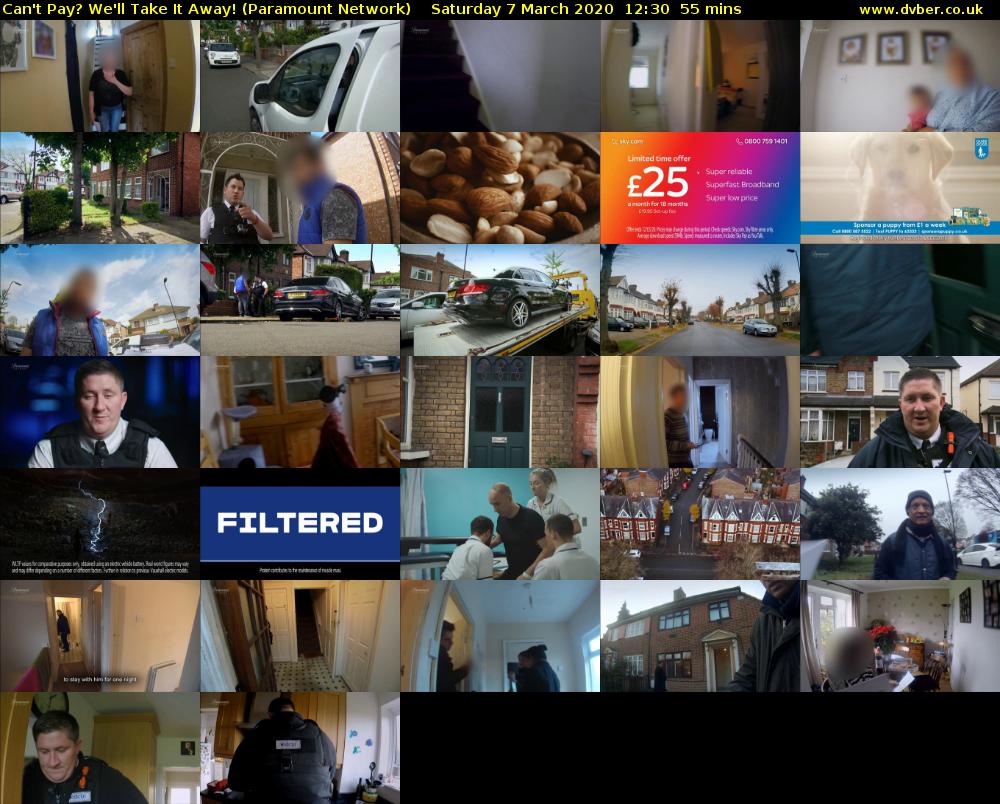 Can't Pay? We'll Take It Away! (Paramount Network) Saturday 7 March 2020 12:30 - 13:25