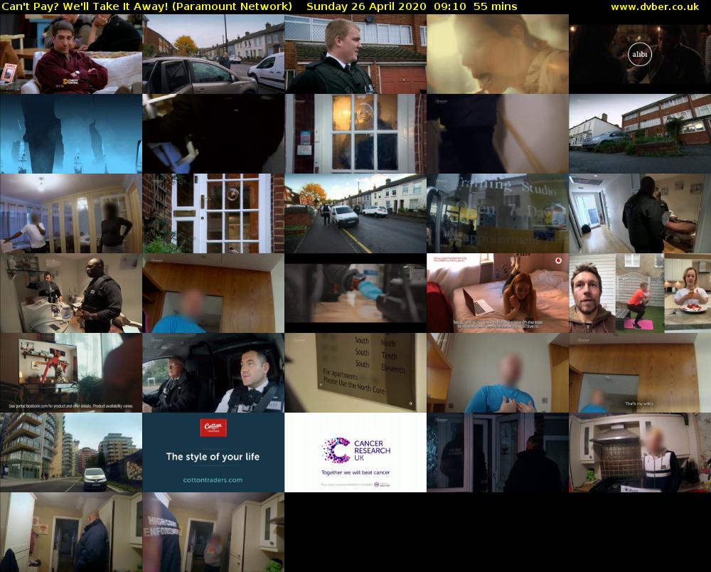 Can't Pay? We'll Take It Away! (Paramount Network) Sunday 26 April 2020 09:10 - 10:05