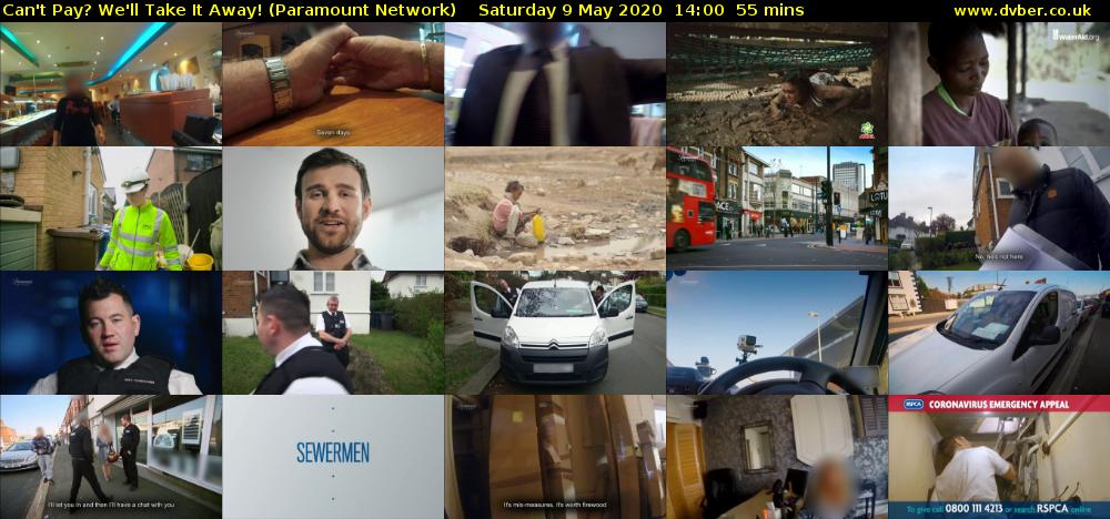 Can't Pay? We'll Take It Away! (Paramount Network) Saturday 9 May 2020 14:00 - 14:55