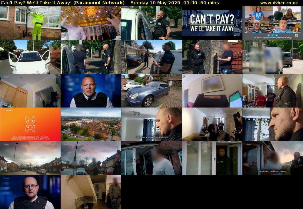 Can't Pay? We'll Take It Away! (Paramount Network) Sunday 10 May 2020 09:40 - 10:40