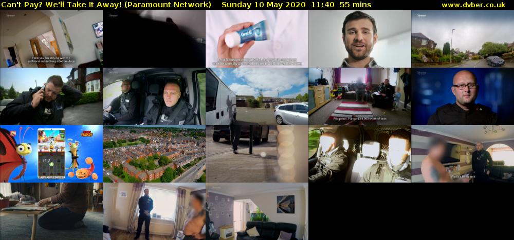 Can't Pay? We'll Take It Away! (Paramount Network) Sunday 10 May 2020 11:40 - 12:35