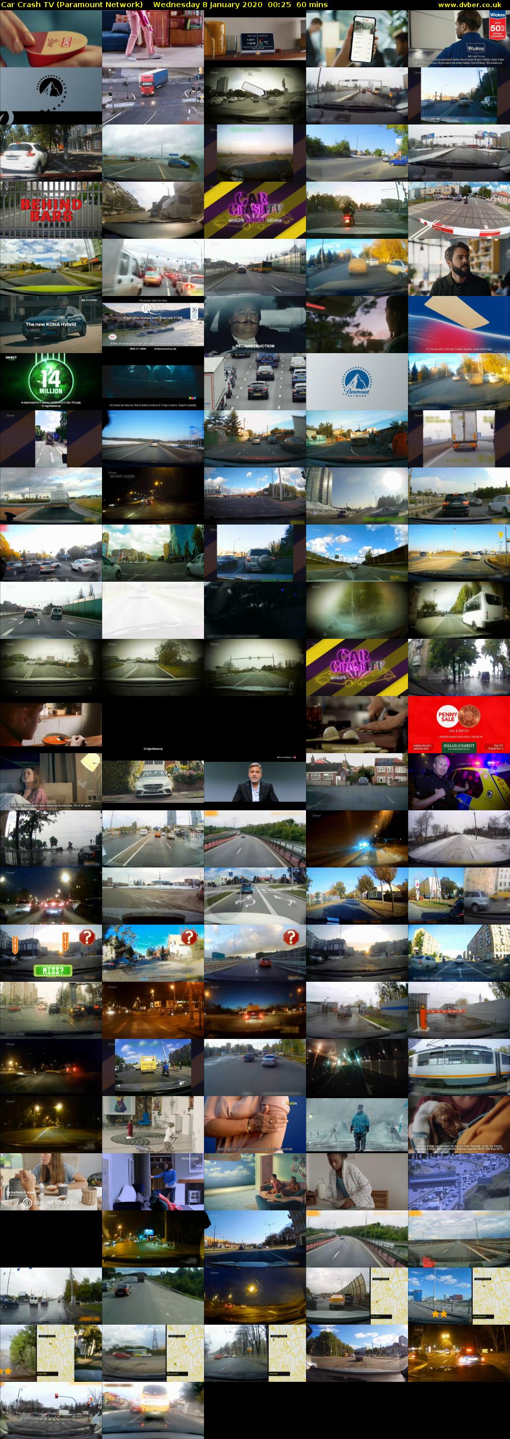 Car Crash TV (Paramount Network) Wednesday 8 January 2020 00:25 - 01:25