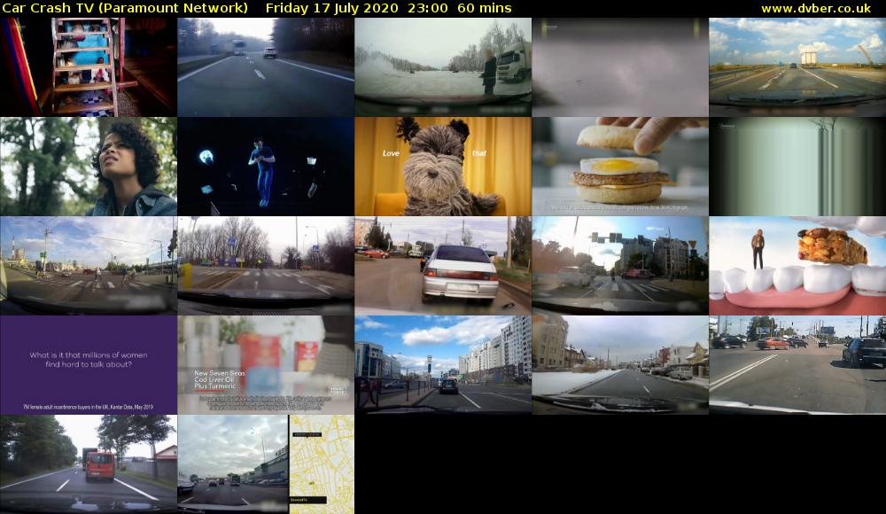Car Crash TV (Paramount Network) Friday 17 July 2020 23:00 - 00:00
