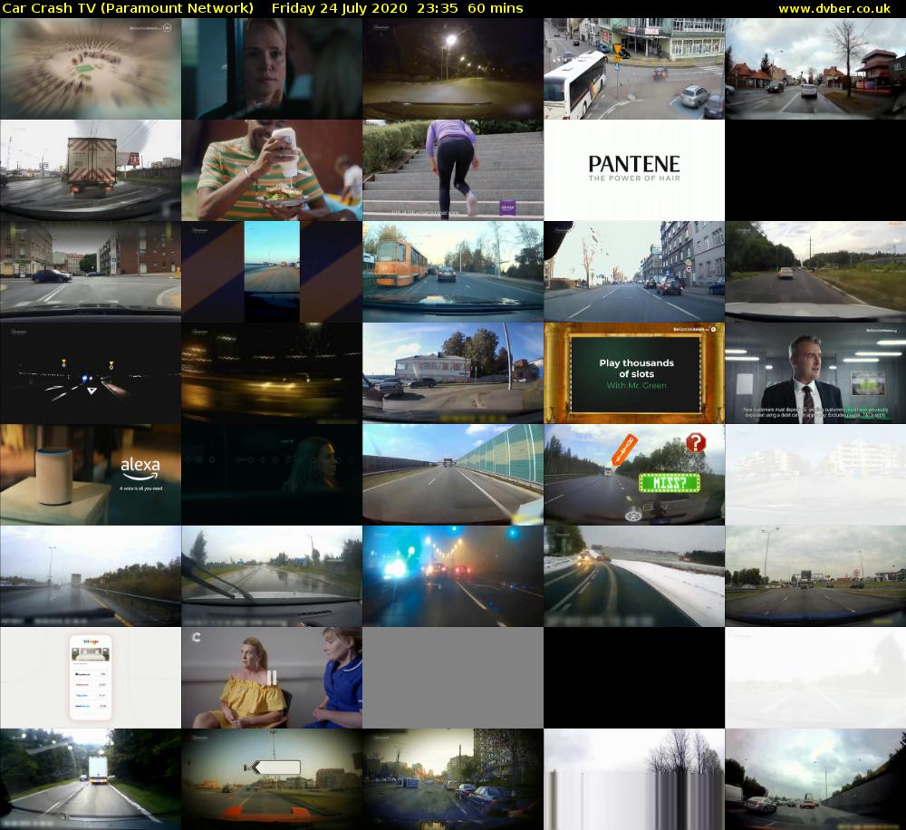 Car Crash TV (Paramount Network) Friday 24 July 2020 23:35 - 00:35