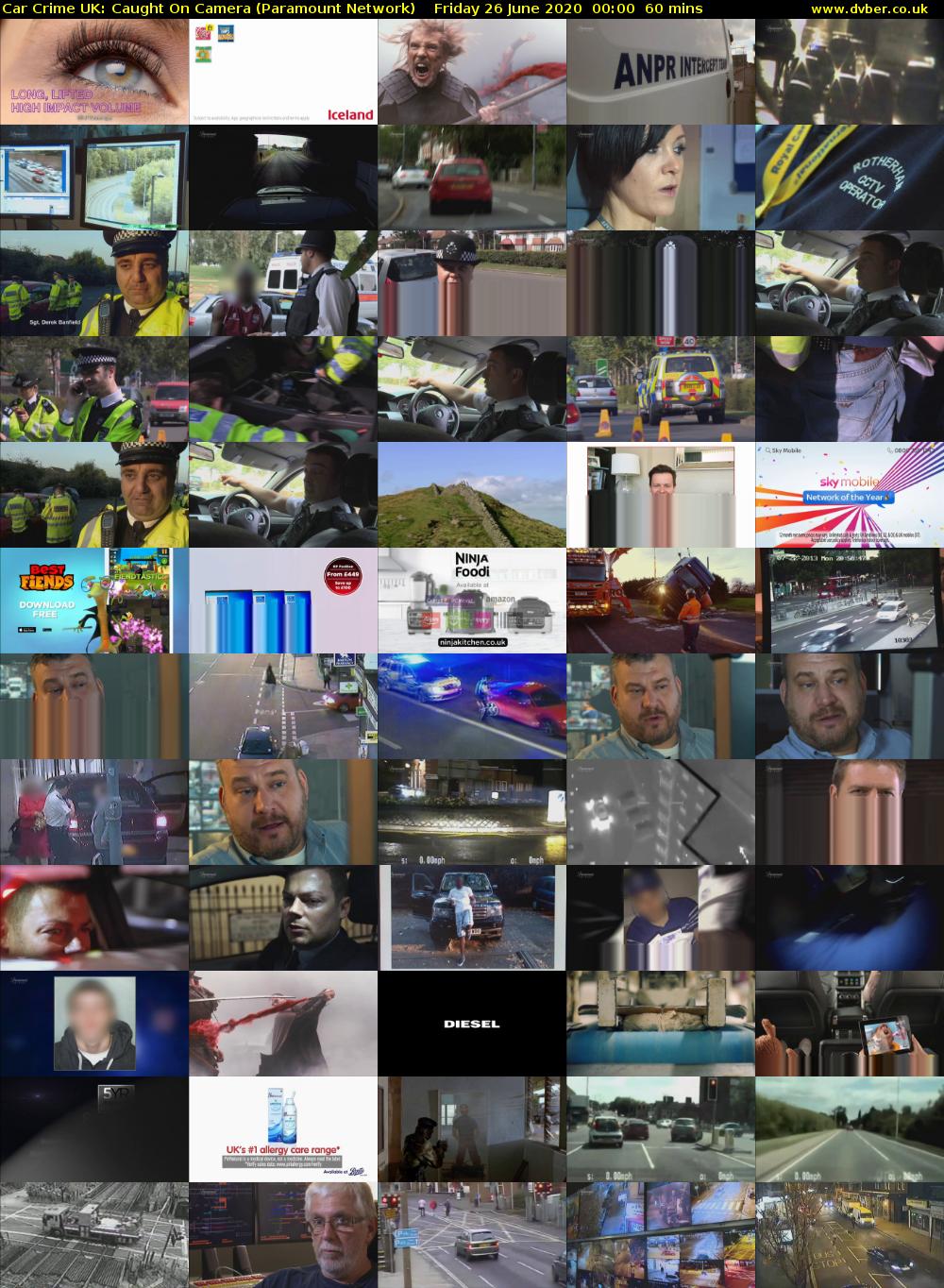 Car Crime UK: Caught On Camera (Paramount Network) Friday 26 June 2020 00:00 - 01:00