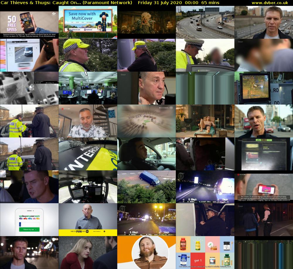Car Thieves & Thugs: Caught On... (Paramount Network) Friday 31 July 2020 00:00 - 01:05