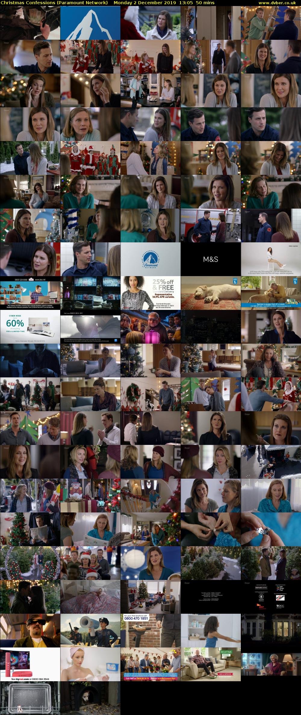 Christmas Confessions (Paramount Network) Monday 2 December 2019 13:05 - 13:55