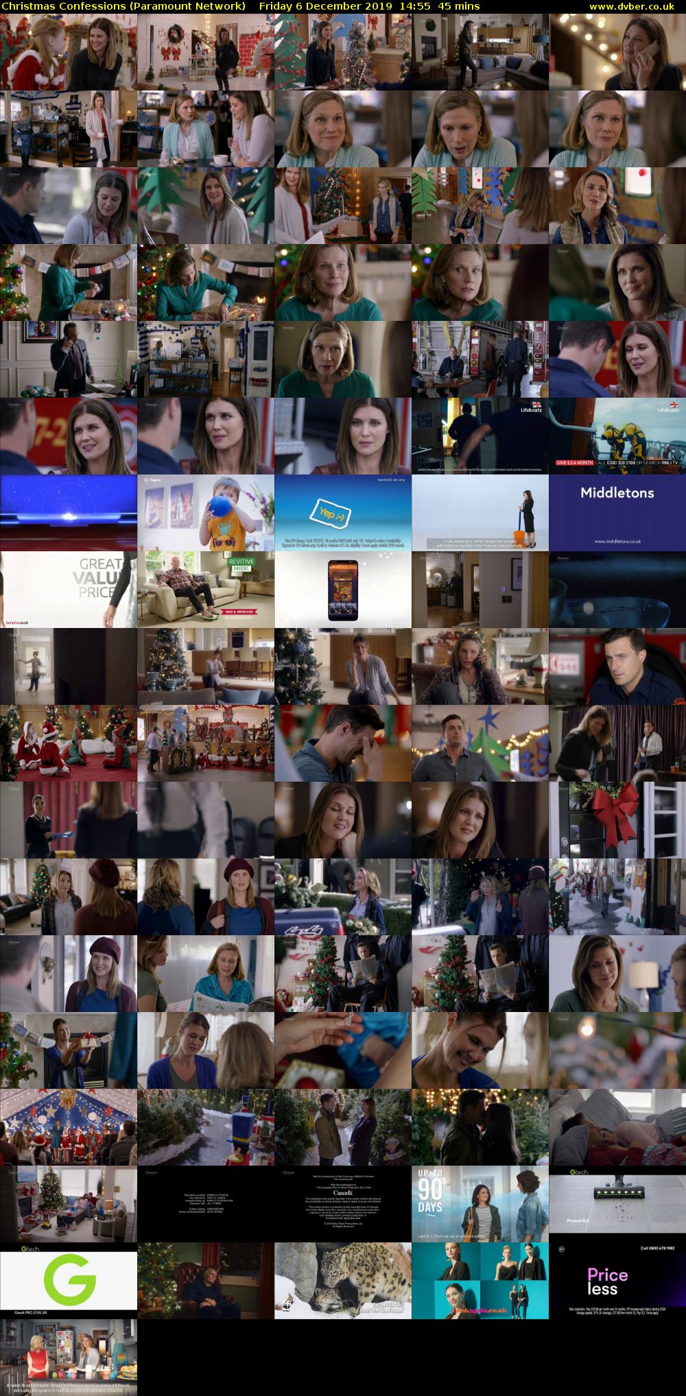 Christmas Confessions (Paramount Network) Friday 6 December 2019 14:55 - 15:40