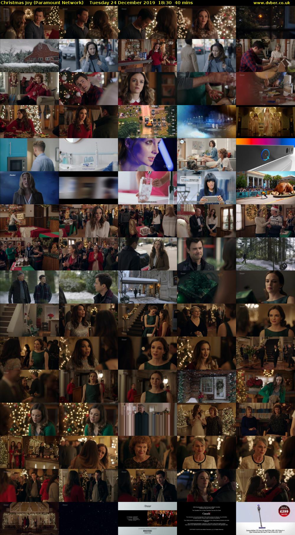 Christmas Joy (Paramount Network) Tuesday 24 December 2019 18:30 - 19:10