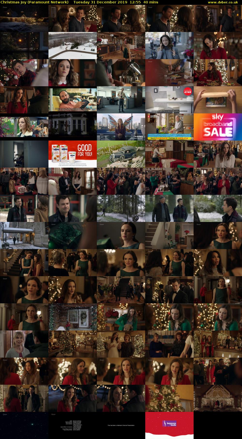 Christmas Joy (Paramount Network) Tuesday 31 December 2019 12:55 - 13:35