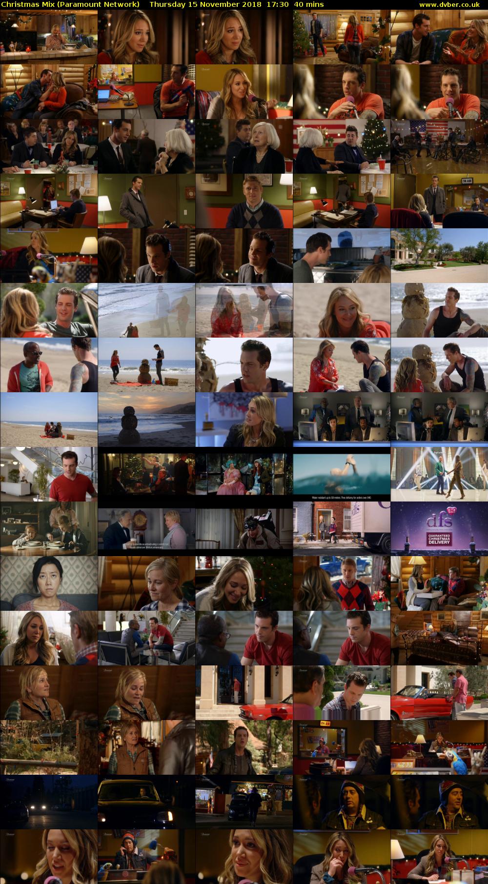 Christmas Mix (Paramount Network) Thursday 15 November 2018 17:30 - 18:10