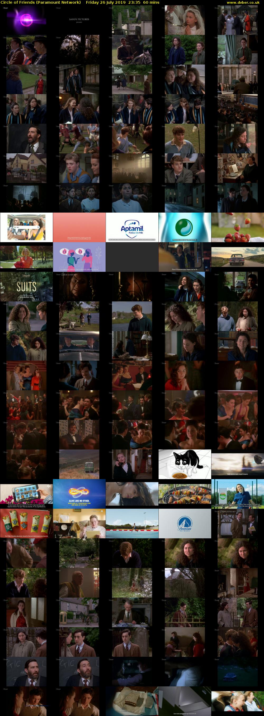 Circle of Friends (Paramount Network) Friday 26 July 2019 23:35 - 00:35