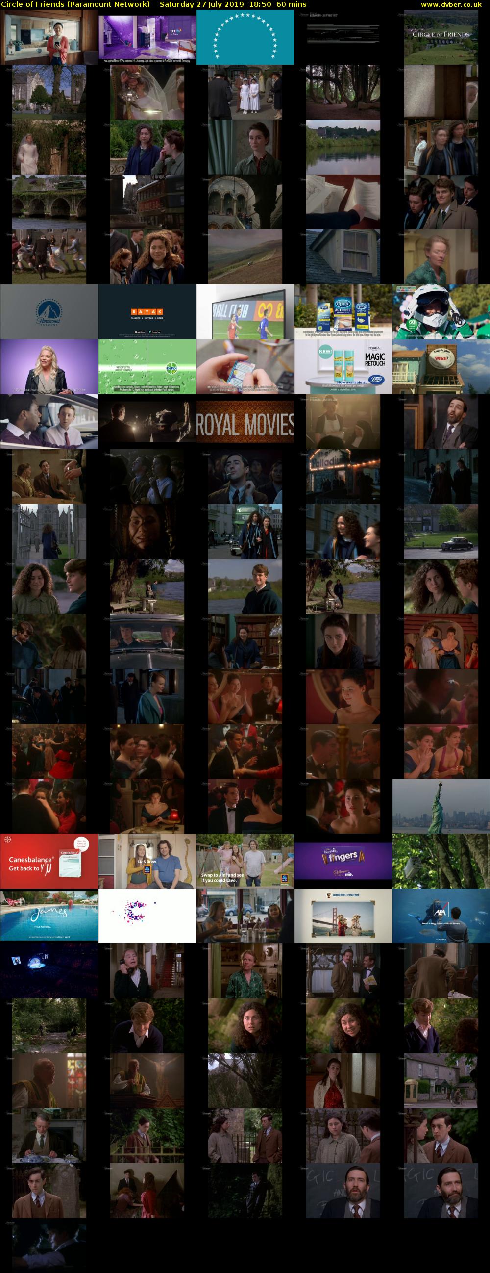 Circle of Friends (Paramount Network) Saturday 27 July 2019 18:50 - 19:50
