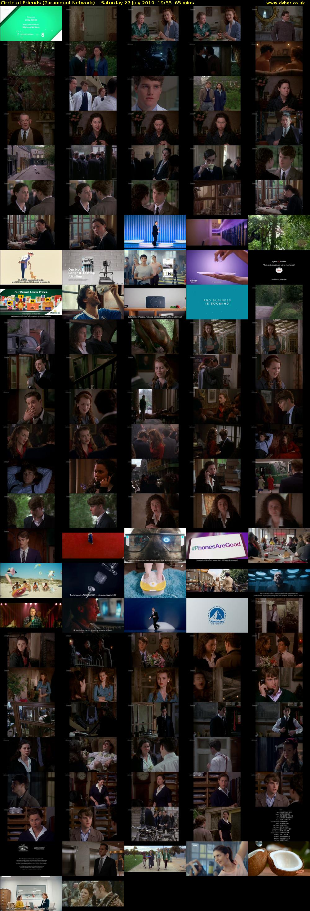 Circle of Friends (Paramount Network) Saturday 27 July 2019 19:55 - 21:00