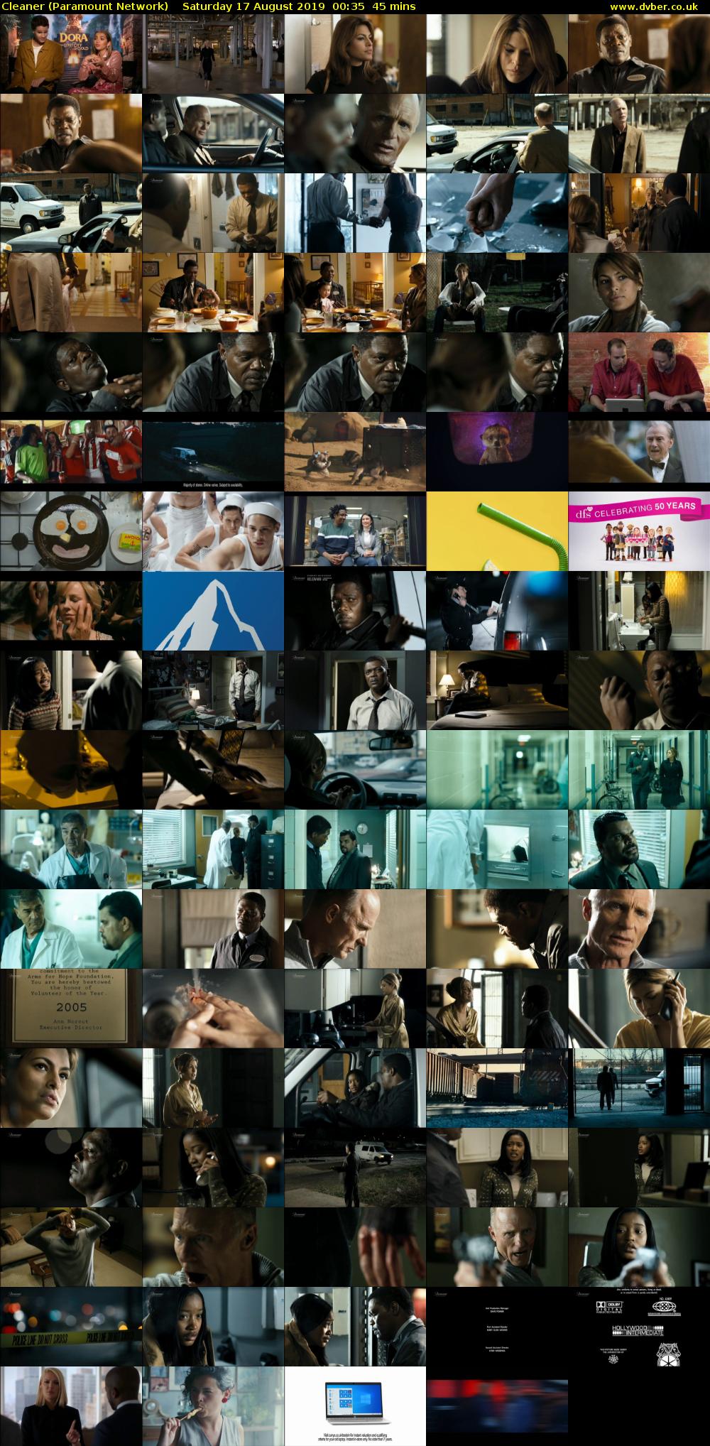Cleaner (Paramount Network) Saturday 17 August 2019 00:35 - 01:20