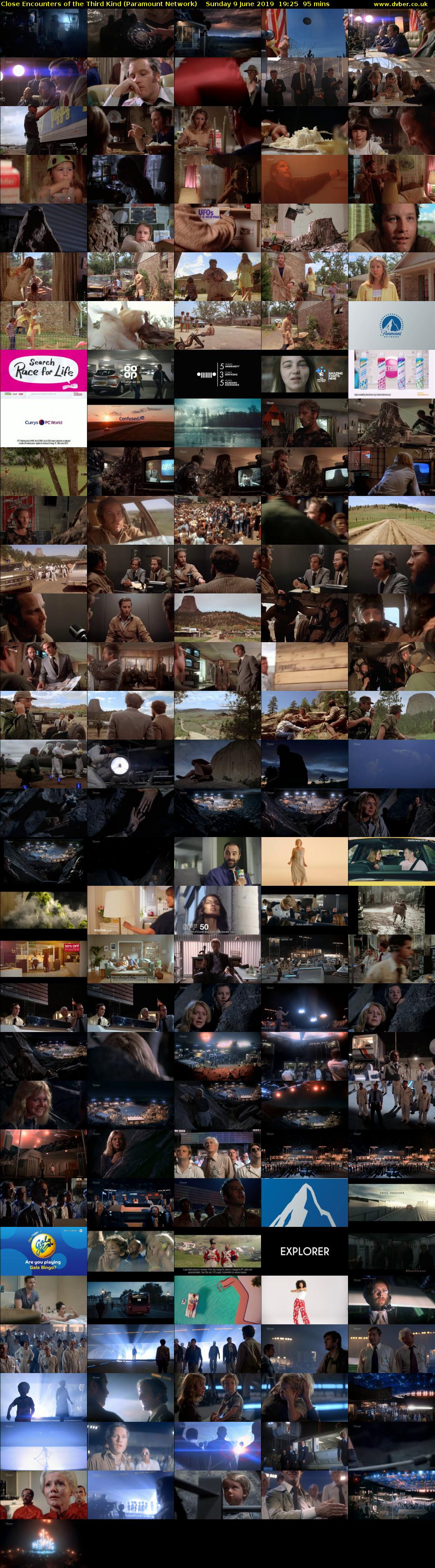Close Encounters of the Third Kind (Paramount Network) Sunday 9 June 2019 19:25 - 21:00