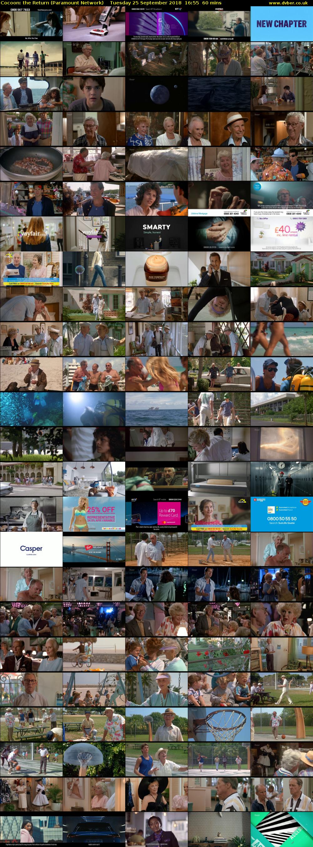 Cocoon: the Return (Paramount Network) Tuesday 25 September 2018 16:55 - 17:55