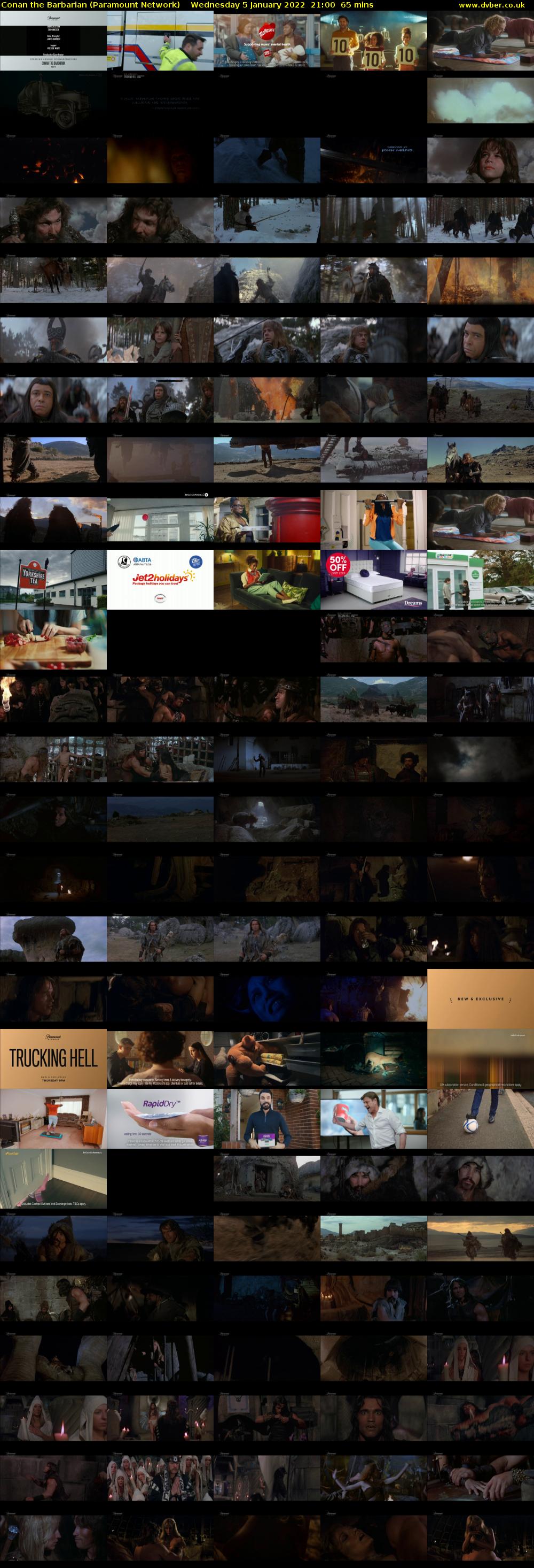 Conan the Barbarian (Paramount Network) Wednesday 5 January 2022 21:00 - 22:05