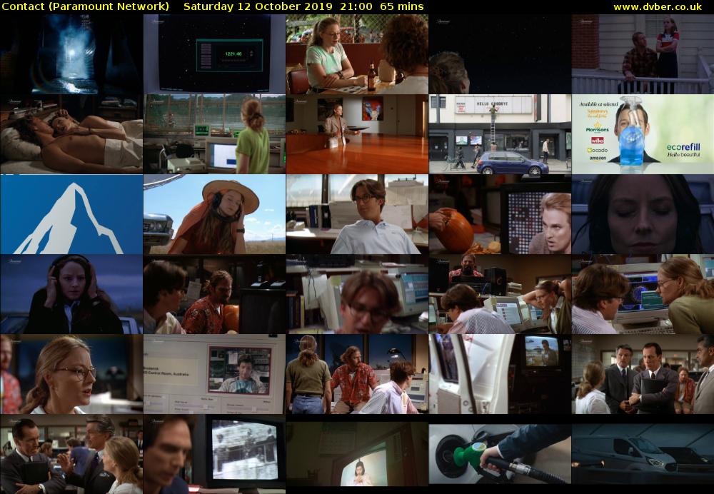 Contact (Paramount Network) Saturday 12 October 2019 21:00 - 22:05