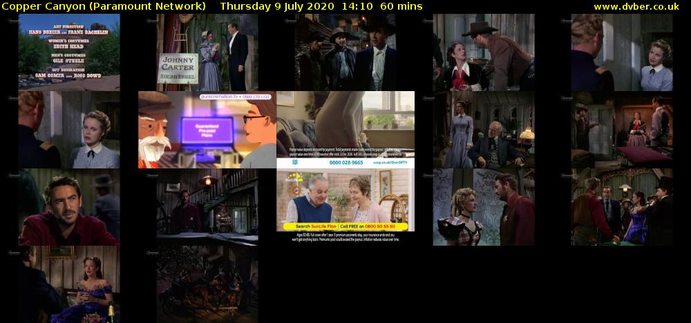 Copper Canyon (Paramount Network) Thursday 9 July 2020 14:10 - 15:10