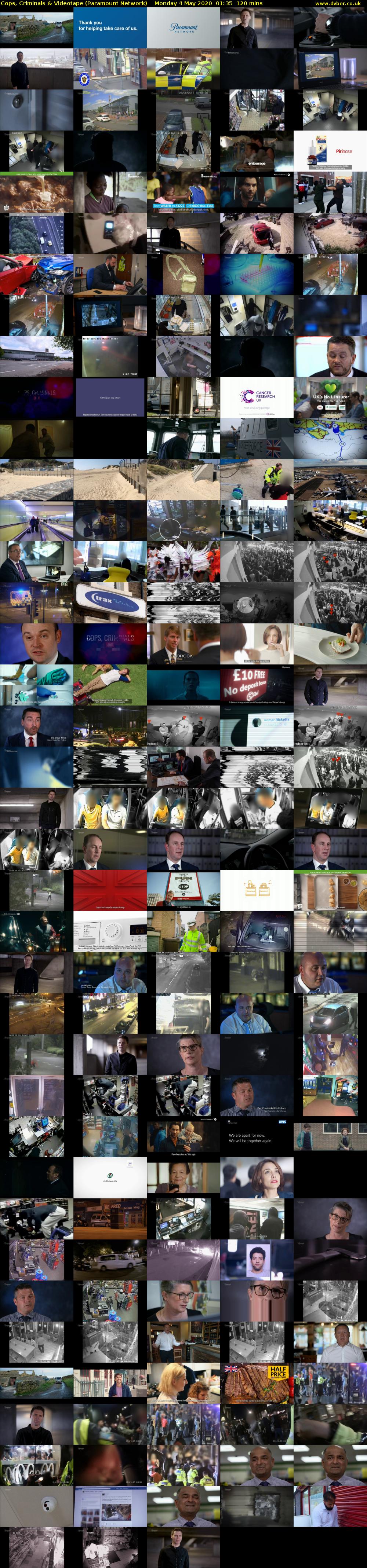 Cops, Criminals & Videotape (Paramount Network) Monday 4 May 2020 01:35 - 03:35