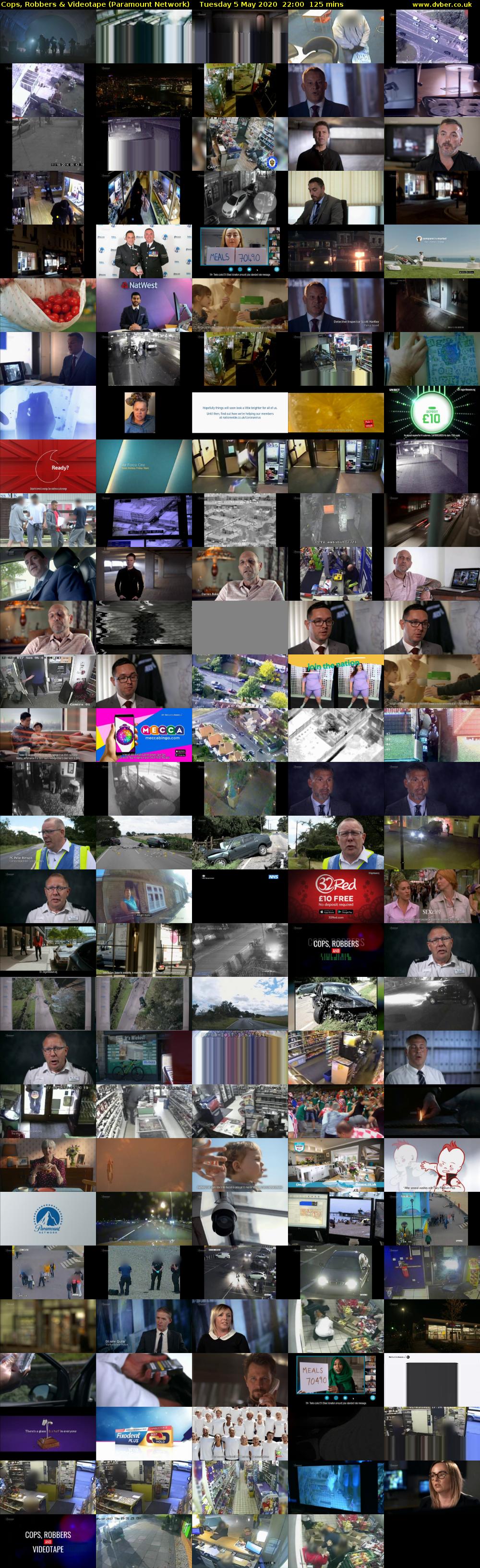 Cops, Robbers & Videotape (Paramount Network) Tuesday 5 May 2020 22:00 - 00:05