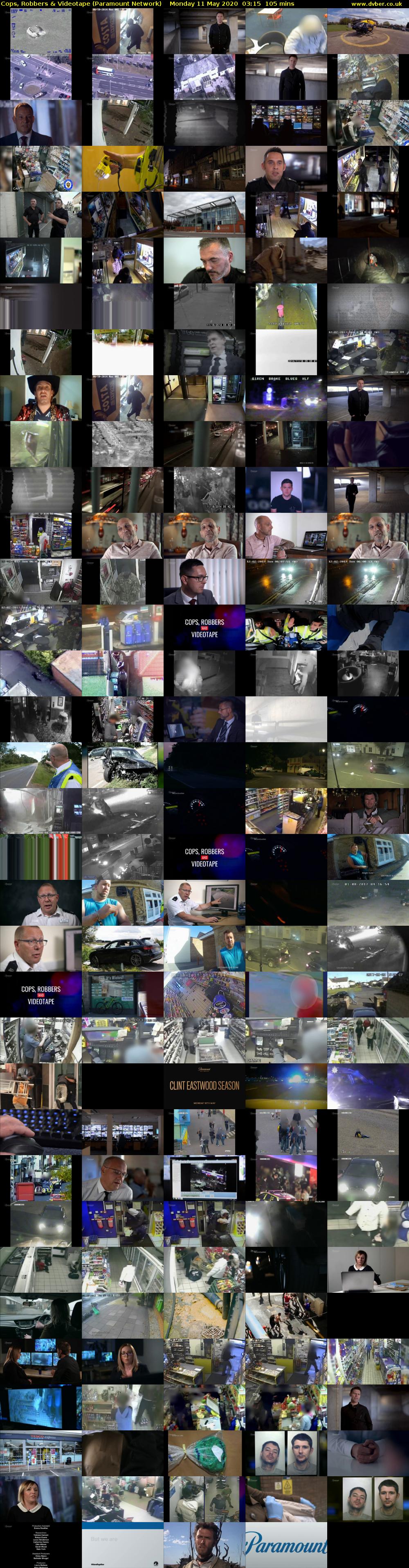 Cops, Robbers & Videotape (Paramount Network) Monday 11 May 2020 03:15 - 05:00