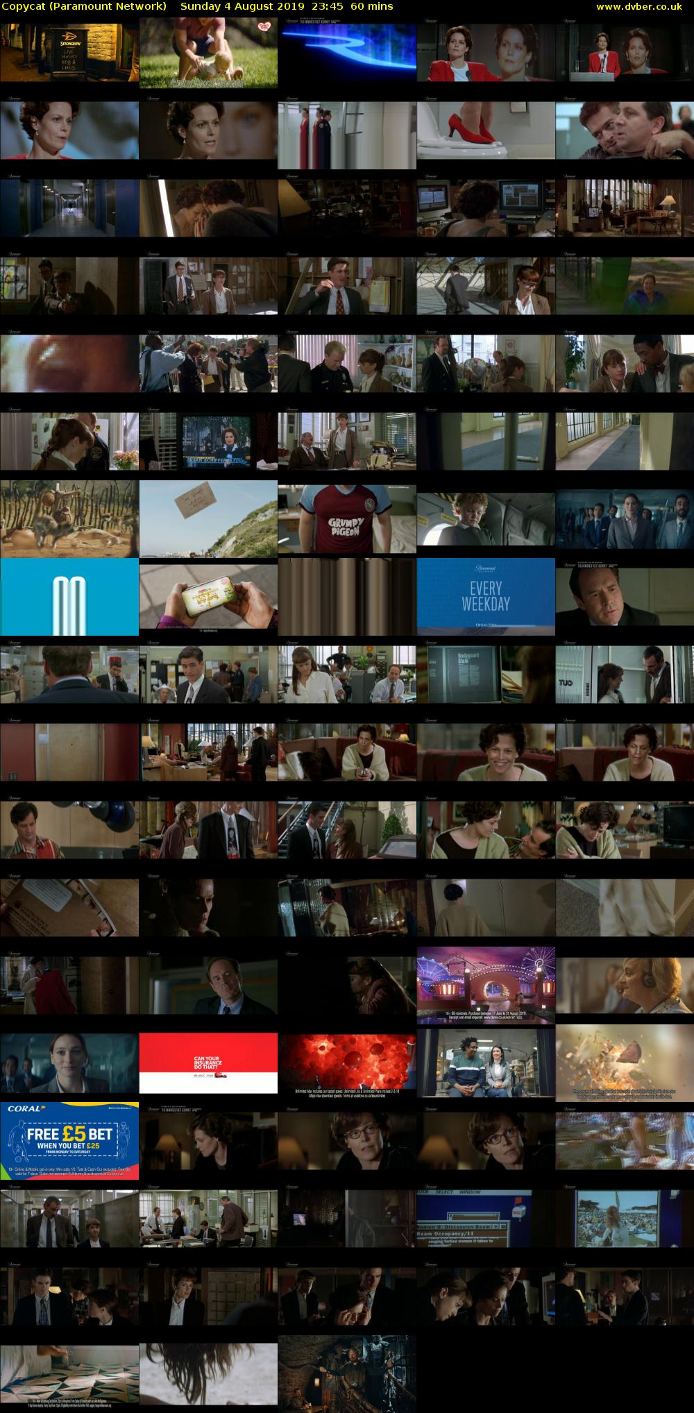 Copycat (Paramount Network) Sunday 4 August 2019 23:45 - 00:45