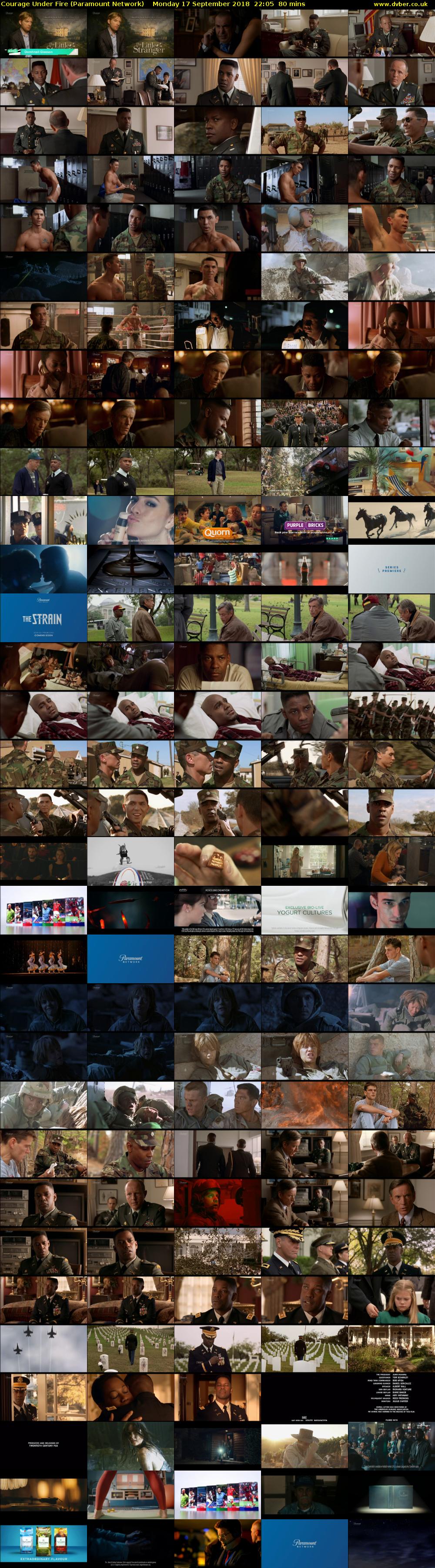 Courage Under Fire (Paramount Network) Monday 17 September 2018 22:05 - 23:25