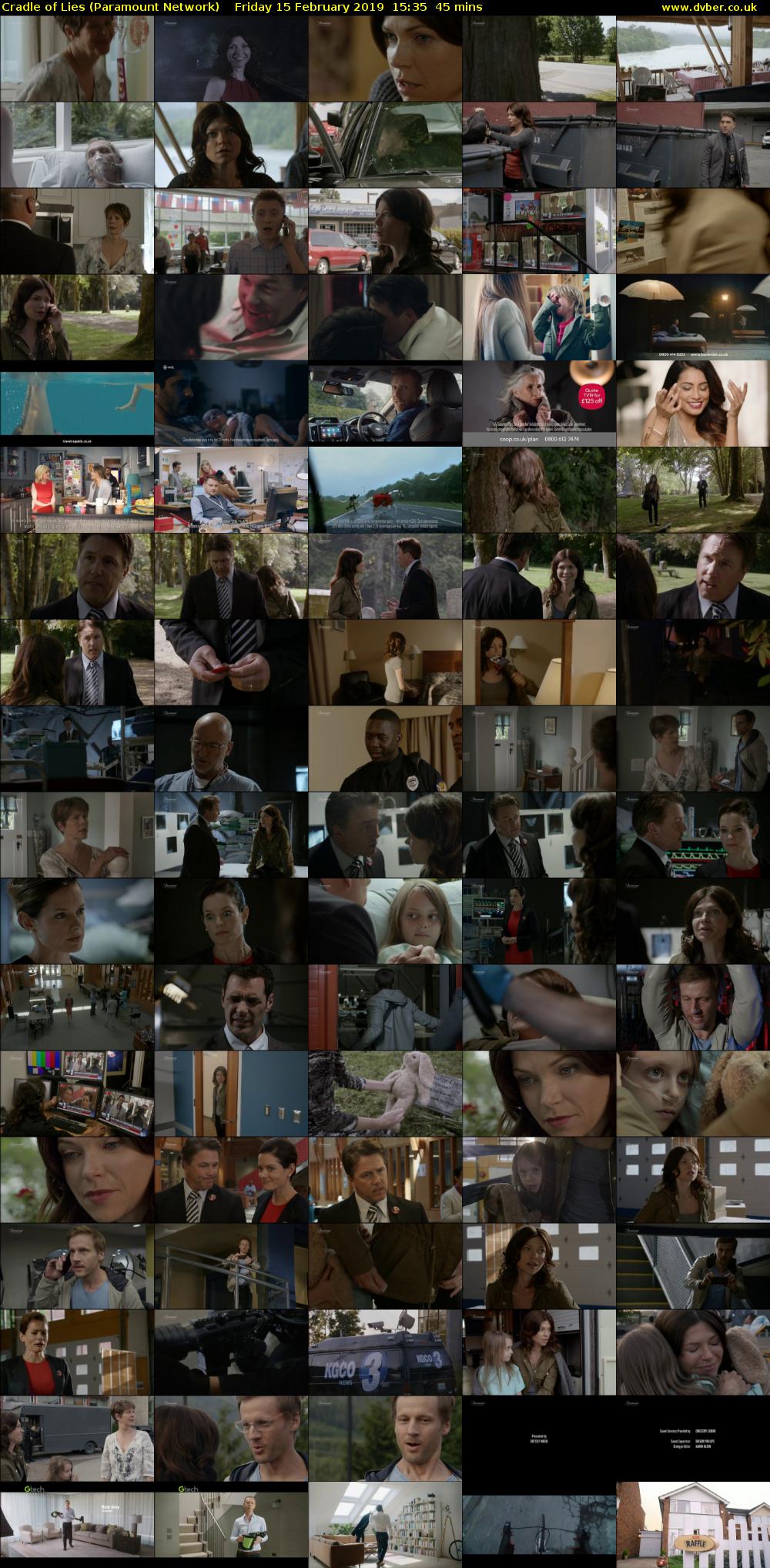 Cradle of Lies (Paramount Network) Friday 15 February 2019 15:35 - 16:20