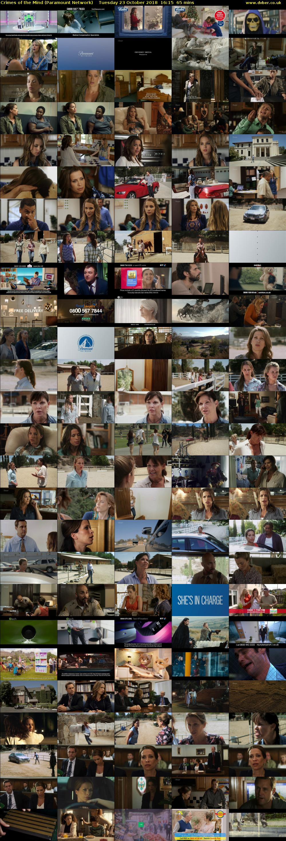 Crimes of the Mind (Paramount Network) Tuesday 23 October 2018 16:15 - 17:20