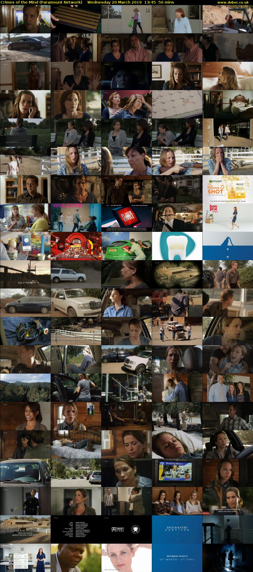 Crimes of the Mind (Paramount Network) Wednesday 20 March 2019 13:45 - 14:35