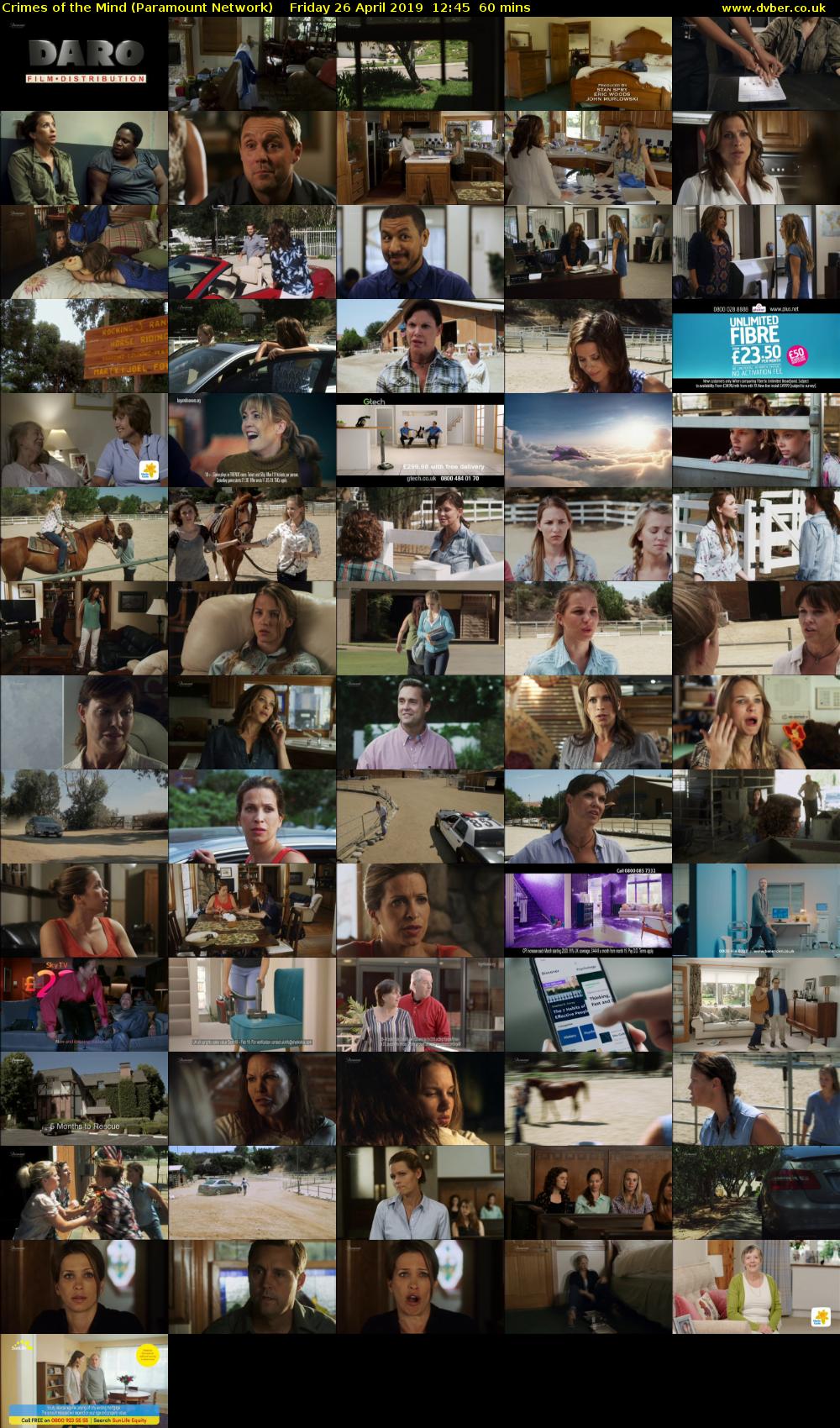 Crimes of the Mind (Paramount Network) Friday 26 April 2019 12:45 - 13:45