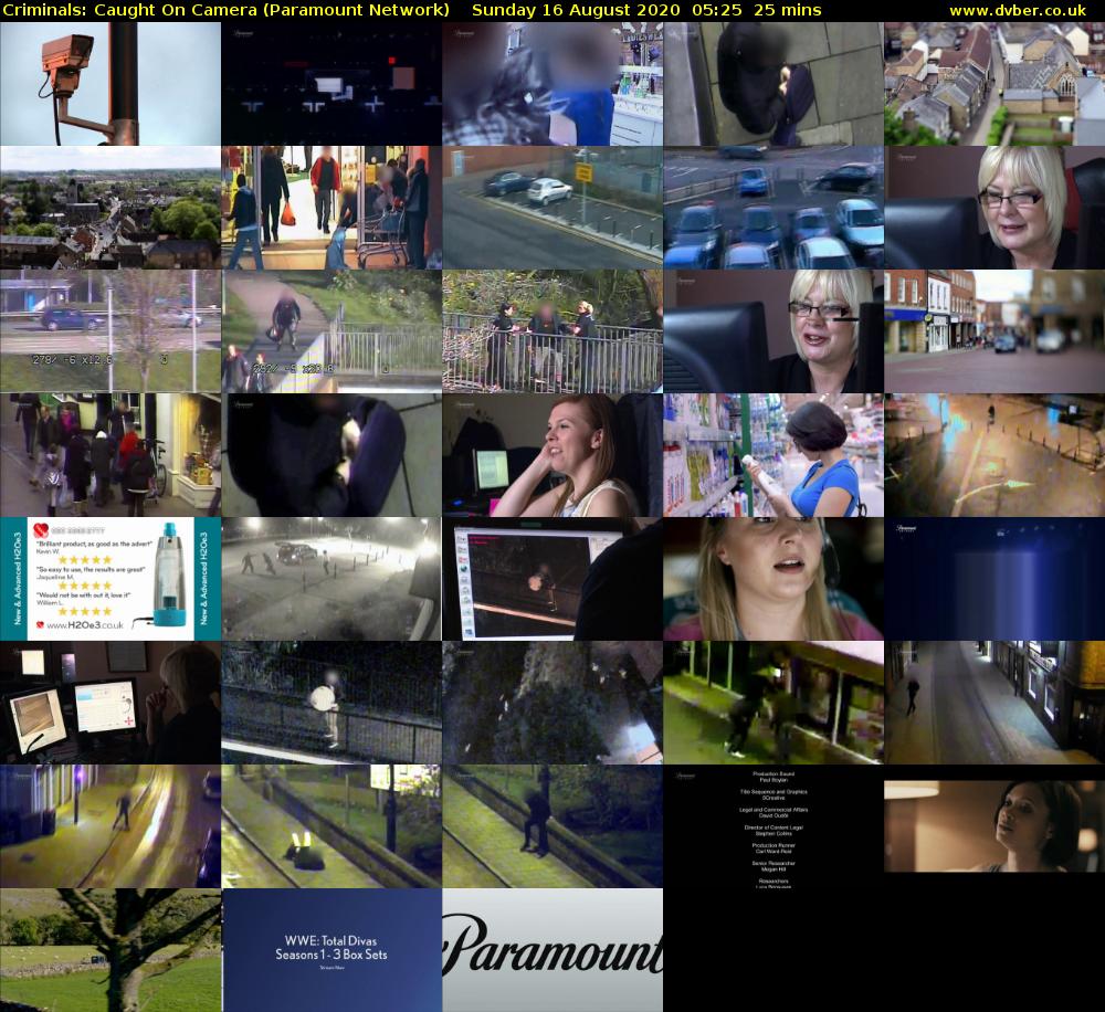 Criminals: Caught On Camera (Paramount Network) Sunday 16 August 2020 05:25 - 05:50