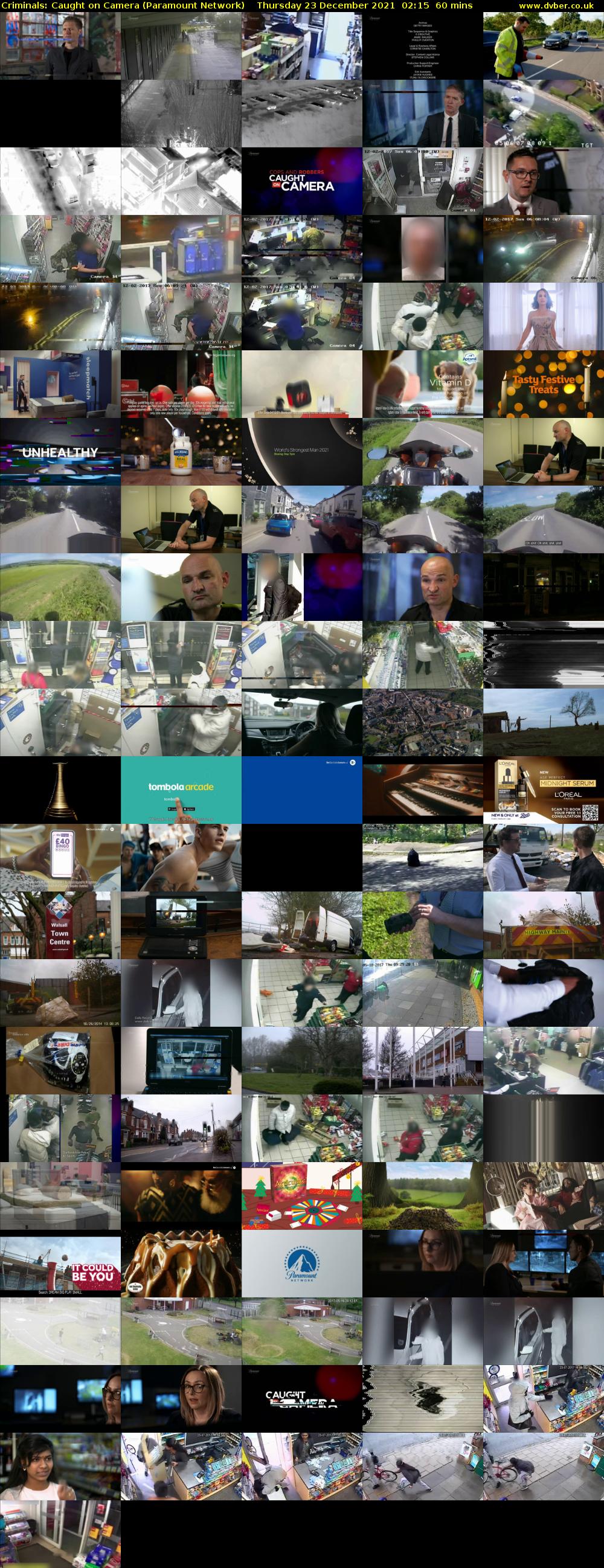 Criminals: Caught On Camera (Paramount Network) Thursday 23 December 2021 02:15 - 03:15