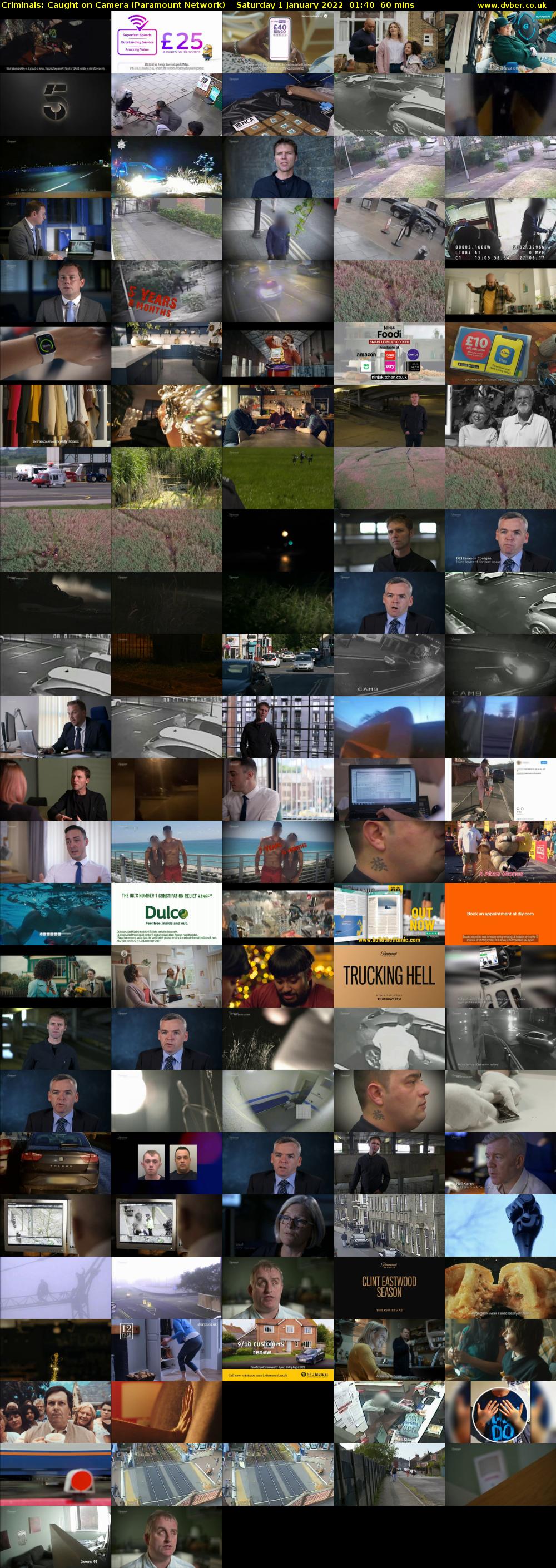 Criminals: Caught On Camera (Paramount Network) Saturday 1 January 2022 01:40 - 02:40