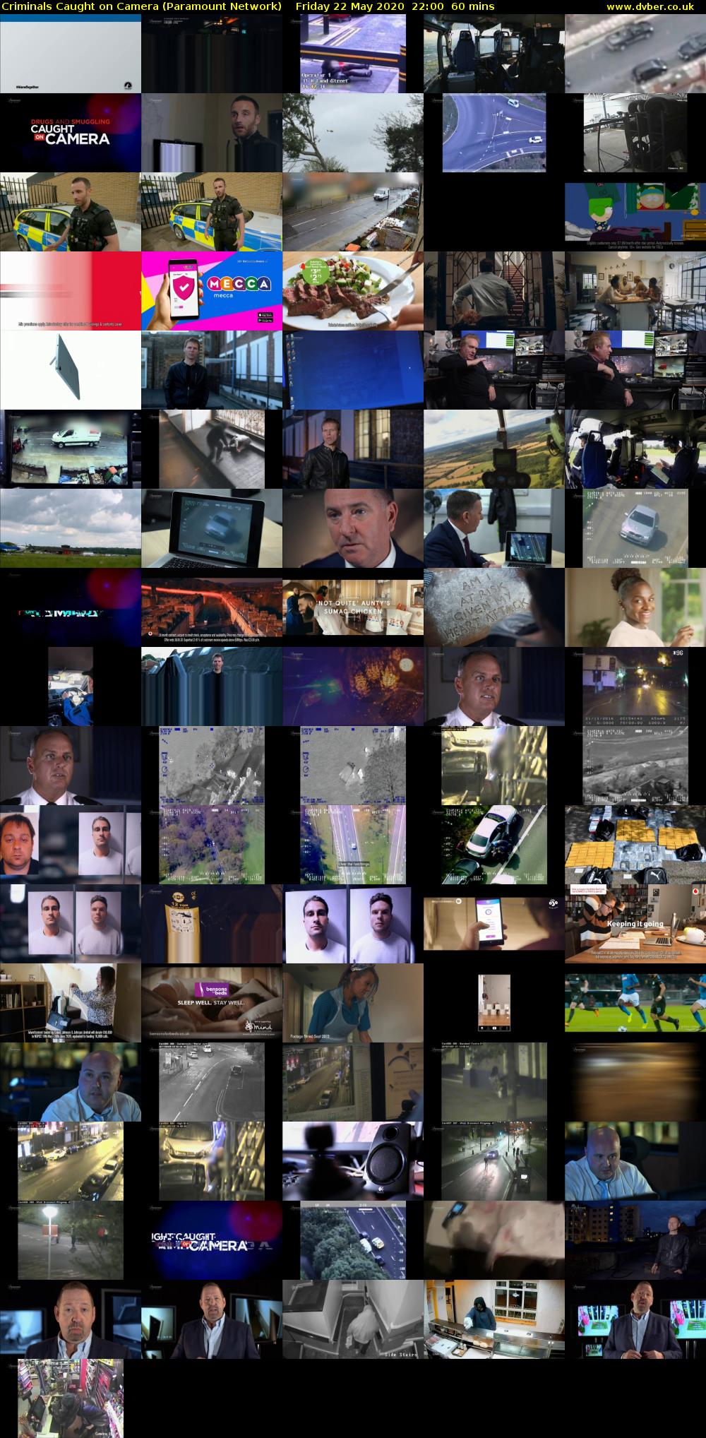 Criminals Caught on Camera (Paramount Network) Friday 22 May 2020 22:00 - 23:00
