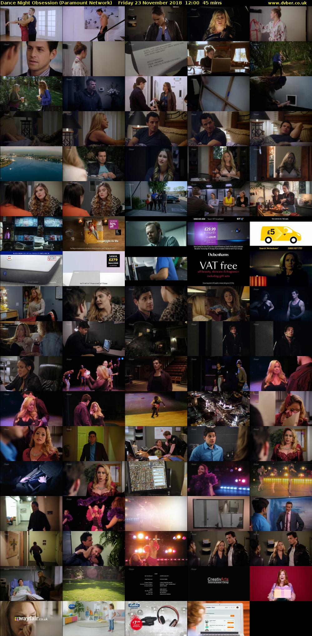 Dance Night Obsession (Paramount Network) Friday 23 November 2018 12:00 - 12:45
